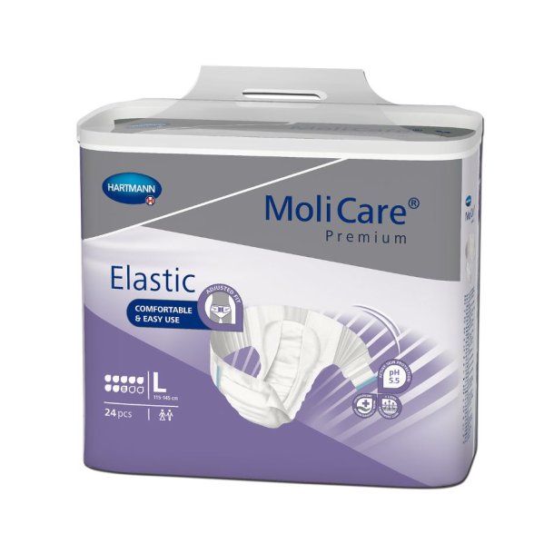 MoliCare Premium Elastic 8 drber - Tapebleer.