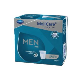 MoliCare Premium Men Pads 2 drber "kaffeposen" (14 stk.)