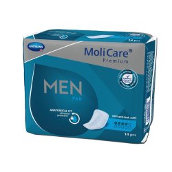 MoliCare Premium Men Pads 4 drber "cykelsadlen" - 14 stk.