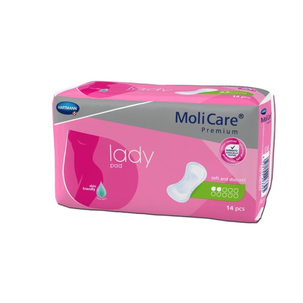 MoliCare Premium lady pads 2 drber - 14 stk.