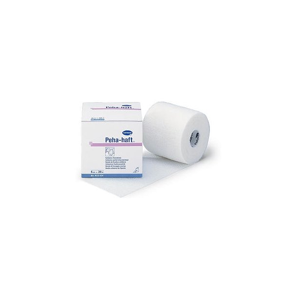 Peha-Haft Latexfri - Hvid Selvhft. Elastisk Fikseringsbandage 6cm x 20m