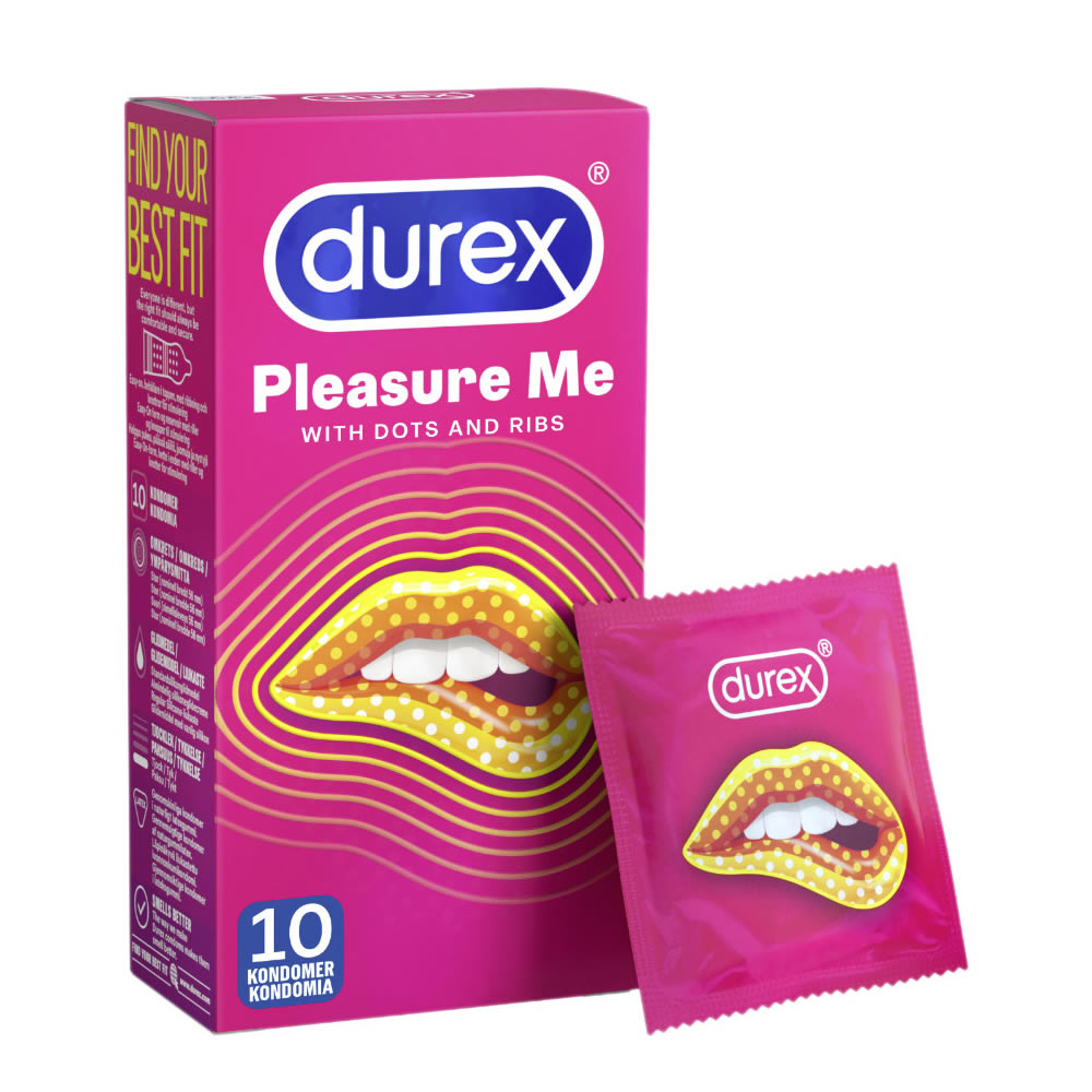 Durex Kondomer, Pleasure Me - 10 stk.