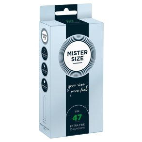 Mister Size Kondomer 47 mm - 10 stk.