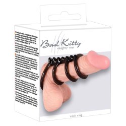 Bad Kitty Penis Ring and Purse Ring with 4 rings
