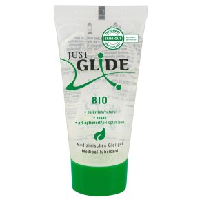 Just Glide Bio Vegan vandbaseret Glidecreme - 200 ml.