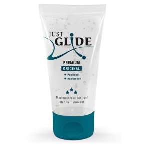 Just Glide Premium Glidecreme med Panthenol og Hyaluronsyre - 50 ml.