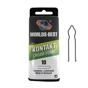 Worlds Best Kontakt med Creme Kondom - 10 stk.