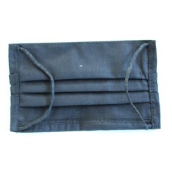 Mouth mask black washable with Silvervions, not for filter