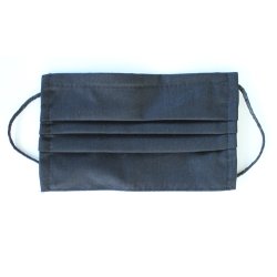 Mouth mask black washable with Silvervions, not for filter