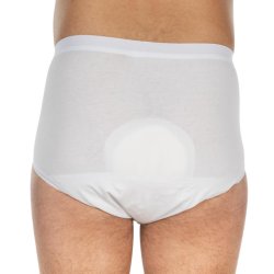 Suprima Inkontinens Bomuldsunderbukser med Lomme til mnd