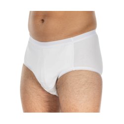 Suprima Inkontinens Bomuldsunderbukser med Lomme til mnd