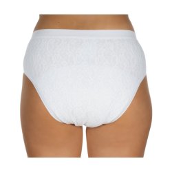 LaDonna Hvid Inkontinens Fikseringstrusse med Lomme