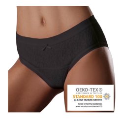 LaDonna Sort Inkontinens Fikseringstrusse med Lomme