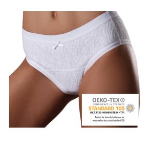 LaDonna Hvid Inkontinens Fikseringstrusse med Lomme