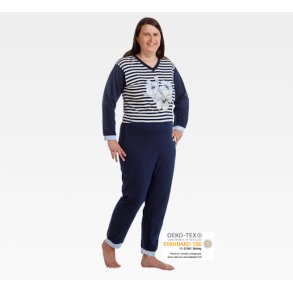 Suprima CareNight Dame Pyjamas, Lynls i Ben og Ryg