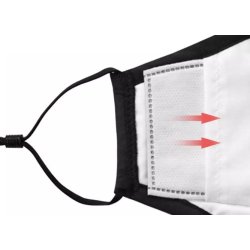 PM 2.5 Filter til vaskbart mundbind - 5-lags (10 stk.)