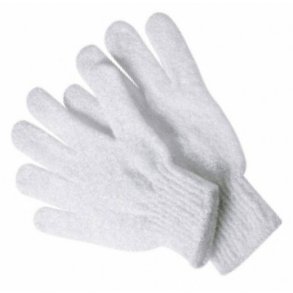 Hvid Skrub Handske - 1 par