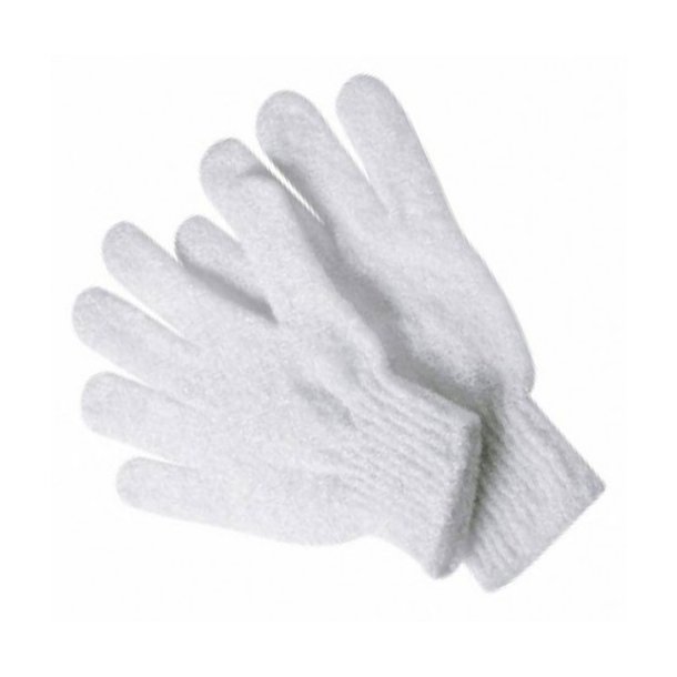 Hvid Skrub Handske - 1 par