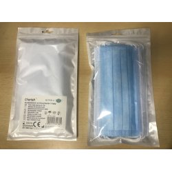 Mundbind m. reelastik, Type I, 3-lag, 10 stk.