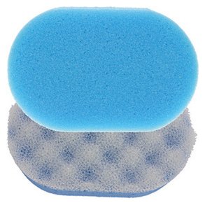 Massage og Bade Svamp 4x9x14 cm. - flere farver